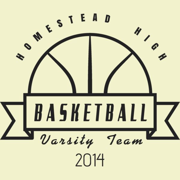 Basketball Template DNT001 BW Thumbnail