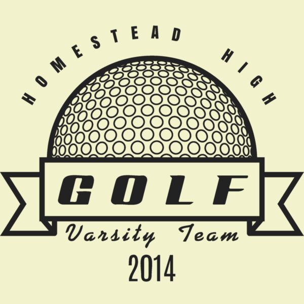 Golf Template DNT001 BW Thumbnail