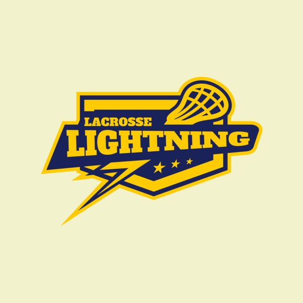 Lightning Lacrosse Logo Template Thumbnail