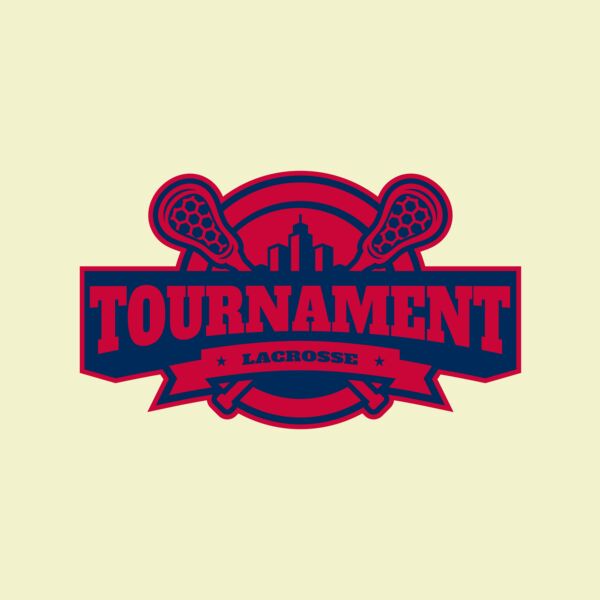 Tournament Lacrosse Logo Template Thumbnail