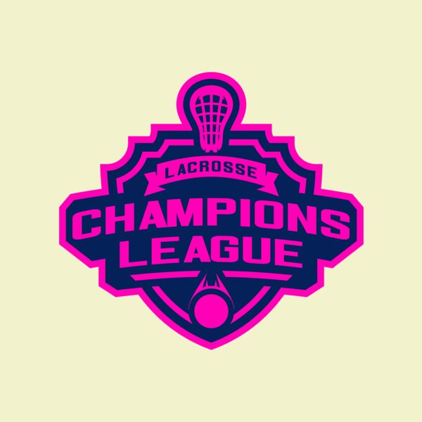 Champions League Lacrosse Team Logo Template Thumbnail