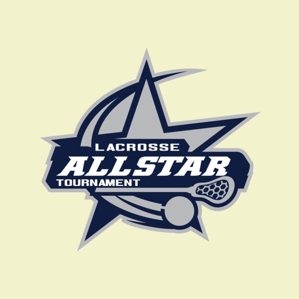 Allstar Tournament Lacrosse Logo Template 02 Thumbnail