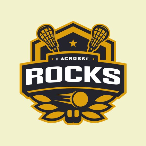 Rocks Lacrosse Logo Template Thumbnail