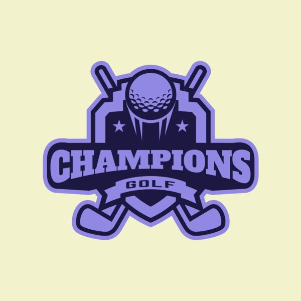 Champions Golf logo template Thumbnail