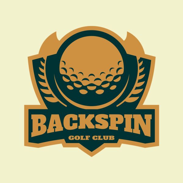 Backspin Golf club logo template Thumbnail