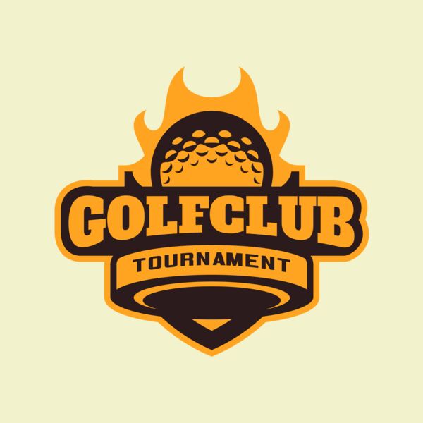 Golf Club Tournament logo template 04 Thumbnail