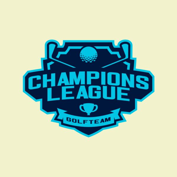 Champions League Golf Team logo template Thumbnail