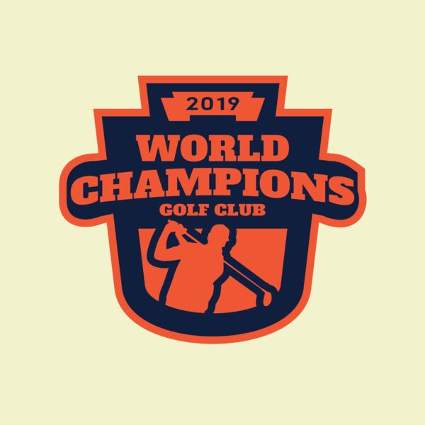 World Champions Golf club logo template Thumbnail