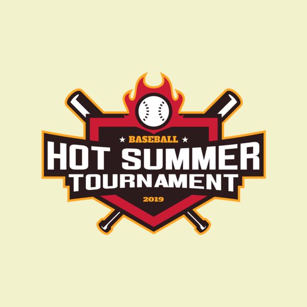 Hot Summer Tournament Baseball logo 01 Thumbnail