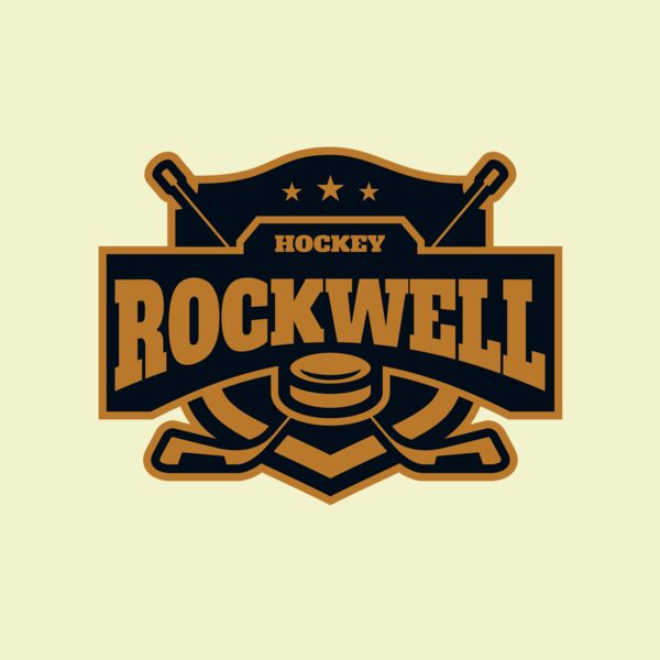 Rockwell Hockey logo template Thumbnail