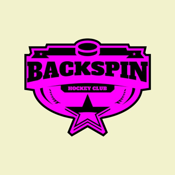Backspin Hockey Club logo template Thumbnail