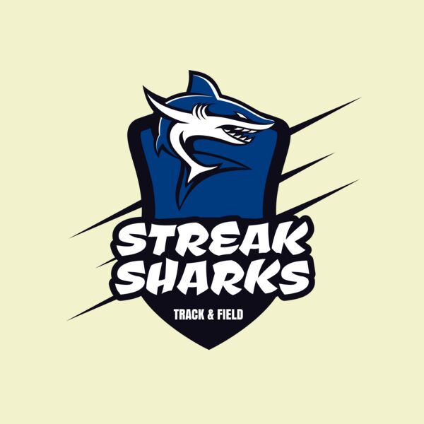 Sharks Track & Field Team Logo 01 Thumbnail