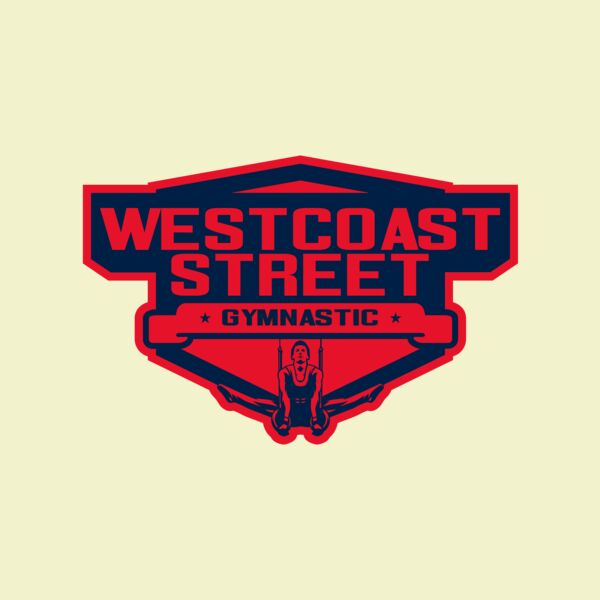 West Coast Street Gymnastic logo template Thumbnail