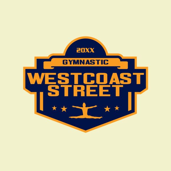 West Coast Street Gymnastic logo template 02 Thumbnail